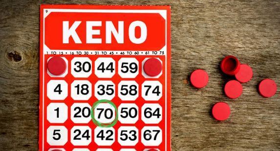 Keno card - online keno