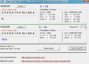 online blackjack calculator