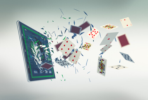 image of online poker cards